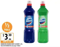 Supabarn Domestos disinfectant cleaner offer