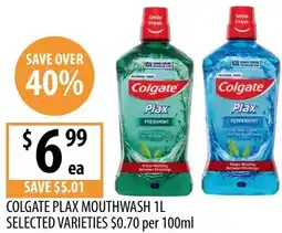 Supabarn Colgate plax mouthwash offer