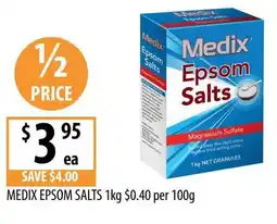 Supabarn Medix epsom salts offer