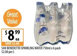 Supabarn San benedetto sparkling water offer