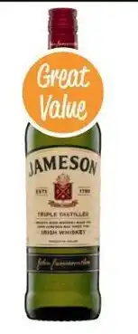 Supabarn Jameson irish whiskey offer