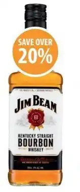 Supabarn Jim beam white label kentucky straight bourbon offer