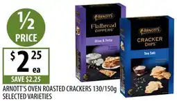 Supabarn Arnott's oven roasted crackers offer