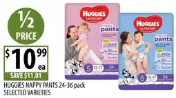 Supabarn Huggies nappy pants offer