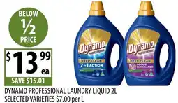 Supabarn Dynamo professional laundry liquid offer