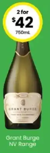The Bottle O Grant Burge NV Range offer