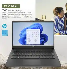 Harvey Norman HP 14s Laptop offer