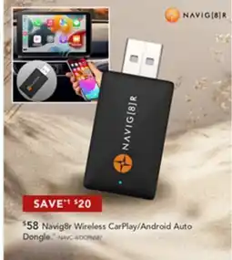 Harvey Norman Navig8r Wireless CarPlay/Android Auto Dongle offer