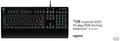 Harvey Norman Logitech G213 Prodigy RGB Gaming Keyboard offer