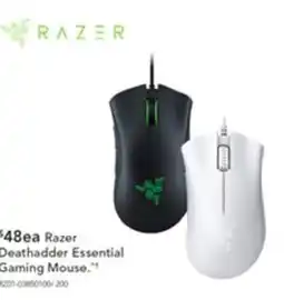 Harvey Norman Razer Deathadder Essential Gaming Mouse offer