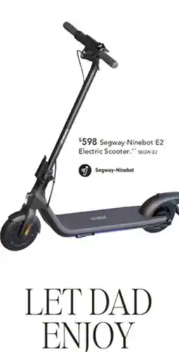 Harvey Norman Segway-Ninebot E2 Electric Scooter offer