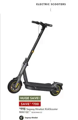Harvey Norman Segway-Ninebot KickScooter MAX G2 offer