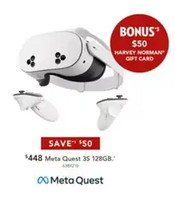 Harvey Norman Meta Quest 35 128GB offer