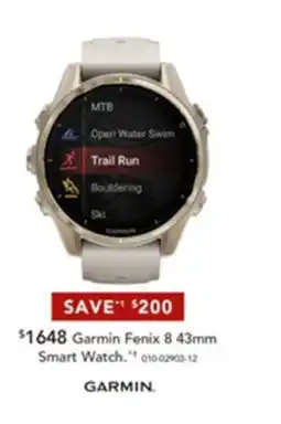 Harvey Norman Garmin Fenix 8 43mm Smart Watch offer
