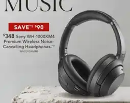 Harvey Norman Sony WH-1000XM4 Premium Wireless Noise- Cancelling Headphones offer