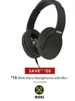 Harvey Norman Moki Nero Headphones with Mic offer