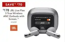 Harvey Norman JBL Live Flex 3 True Wireless ANC Earbuds with Screen offer