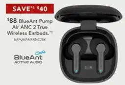 Harvey Norman BlueAnt Pump Air ANC 2 True Wireless Earbuds offer