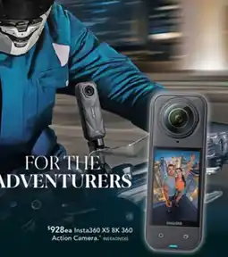 Harvey Norman Insta360 X5 8K 360 Action Camera offer