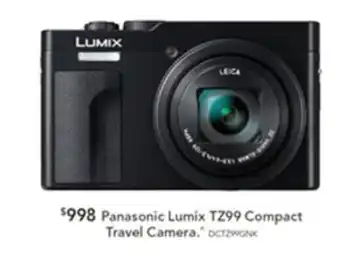 Harvey Norman Panasonic Lumix TZ99 Compact Travel Camera offer