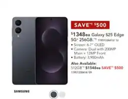 Harvey Norman Galaxy S25 Edge offer