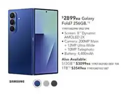 Harvey Norman Galaxy Fold7 offer
