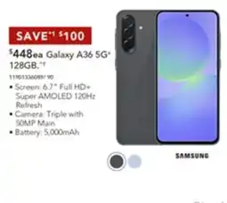 Harvey Norman Galaxy A36 5G offer