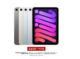 Harvey Norman iPad mini Wi-Fi 128GB (2024) offer