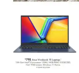 Harvey Norman Asus Vivobook 15 Laptop offer