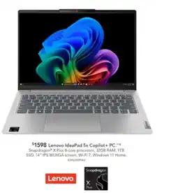 Harvey Norman Lenovo IdeaPad 5x Copilot+ PC offer