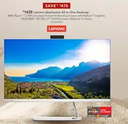 Harvey Norman Lenovo IdeaCentre All-in-One Desktop offer