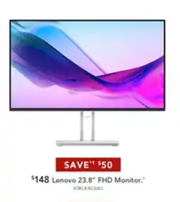 Harvey Norman Lenovo 23.8" FHD Monitor offer