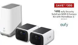 Harvey Norman Eufy security solocam $220 2-camera kit with homebase 3 offer