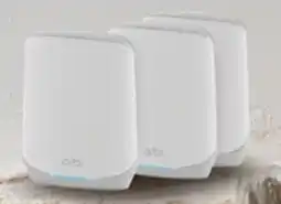 Harvey Norman NETGEAR 'Orbi' Wi-Fi 6 AX5400 Tri-Band Wi-Fi Mesh System - 3-Pack. offer