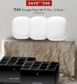 Harvey Norman Google Nest Wi-Fi Pro - 3-Pack offer