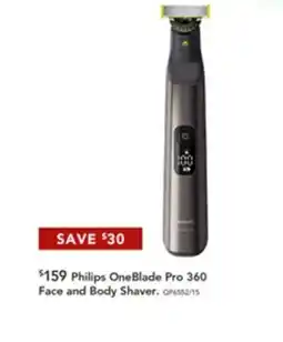 Harvey Norman Philips OneBlade Pro 360 Face and Body Shaver offer