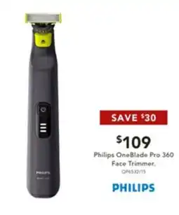 Harvey Norman Philips OneBlade Pro 360 Face Trimmer offer