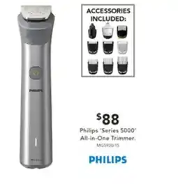 Harvey Norman Philips 'Series 5000* All-in-One Trimmer offer
