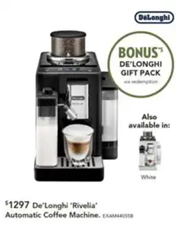 Harvey Norman De'Longhi 'Rivelia' Automatic Coffee Machine offer
