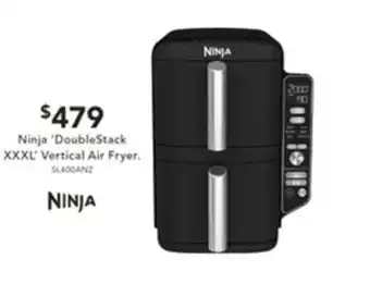 Harvey Norman Ninja 'DoubleStack XXXL Vertical Air Fryer offer