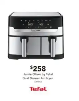 Harvey Norman Jamie Oliver by Tefal Dual Drawer Air Fryer offer