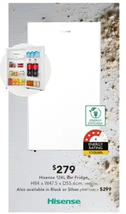 Harvey Norman Hisense 124L Bar Fridge offer