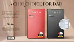 Harvey Norman CHIQ 90L Retro Single Door Bar Fridge offer