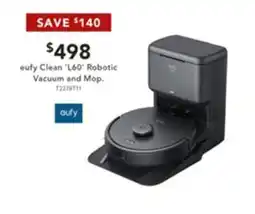 Harvey Norman eufy Clean 'L60° Robotic Vacuum and Mop offer