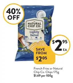Foodworks French Fries or Natural offer