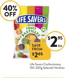 Foodworks Life Savers Confectionery offer