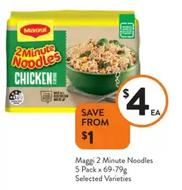 Foodworks Maggi 2 Minute Noodles offer