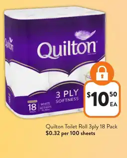 Foodworks Quilton Toilet Rolll offer