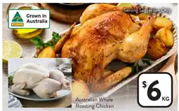 Foodworks Australian Whole Roasting Chicken offer
