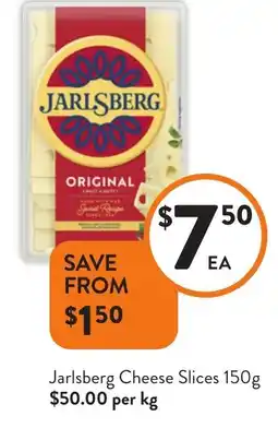 Foodworks Jarlsberg Cheese Slices offer